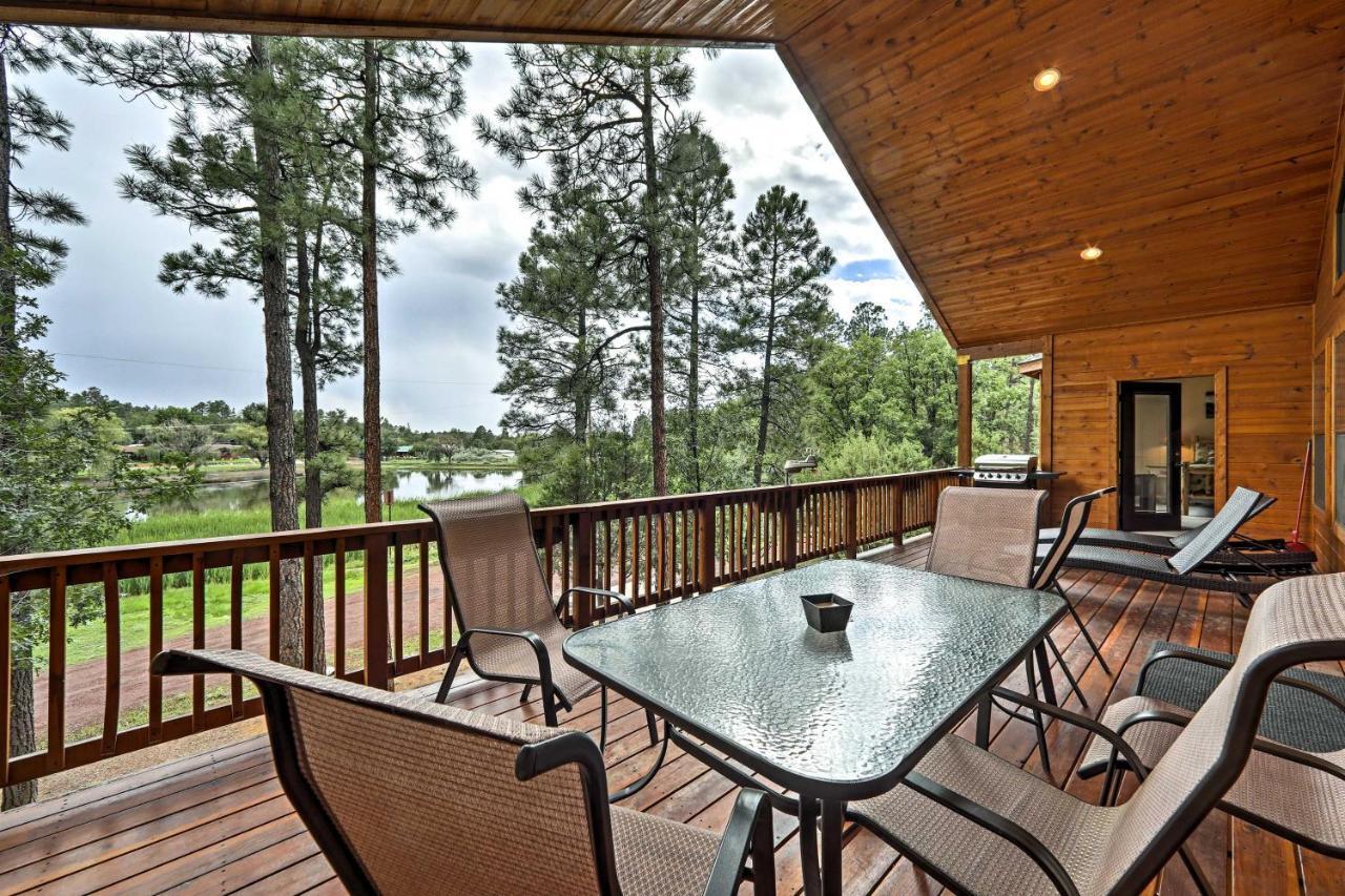 Serene Lakeside Cabin With Decks And Edler Lake Views! Pinetop-Lakeside Exteriör bild